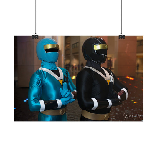 Alien Kakuranger Blue and Black Cosplay Photo 1