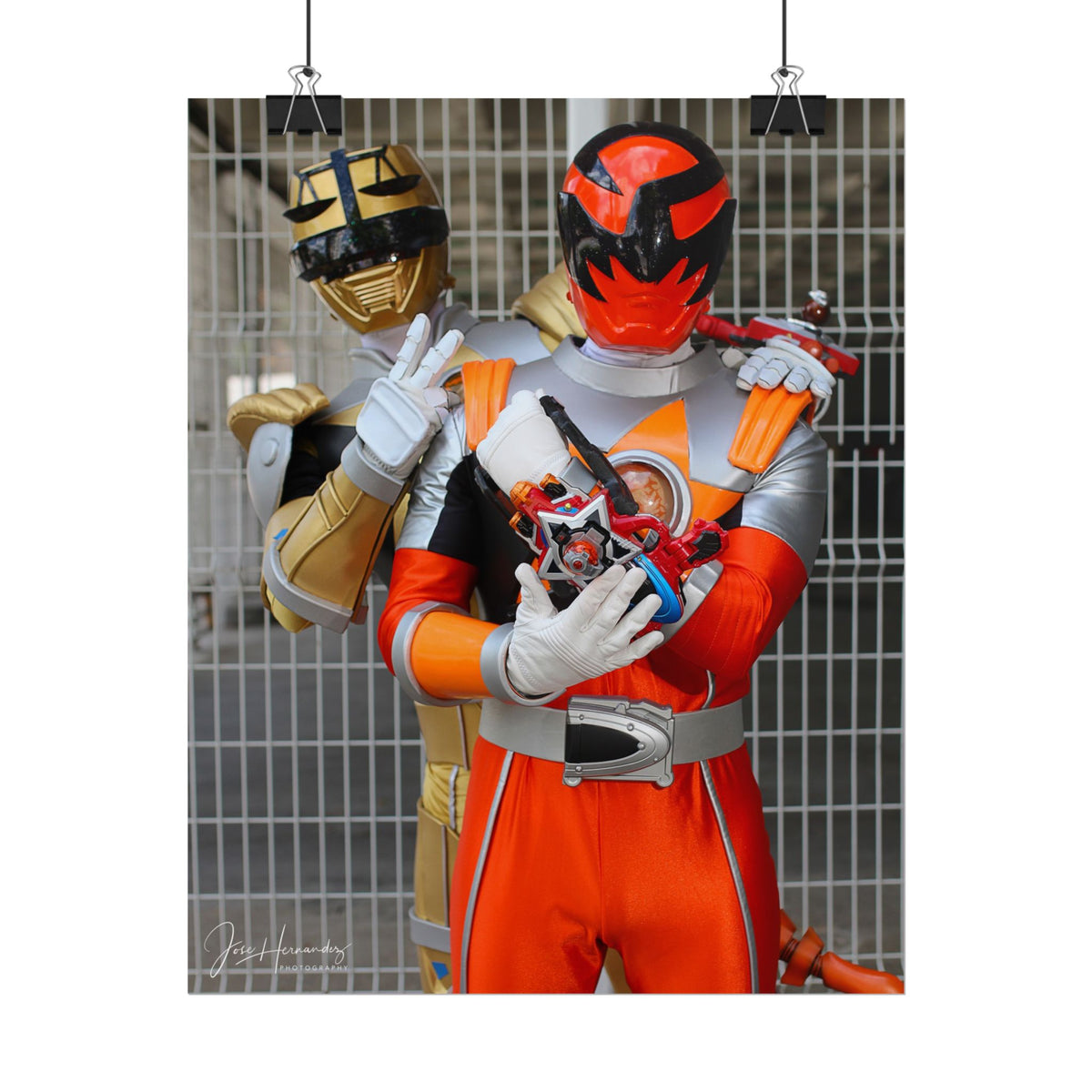Kyuranger Duo Orange and Gold Cosplay Photo 1