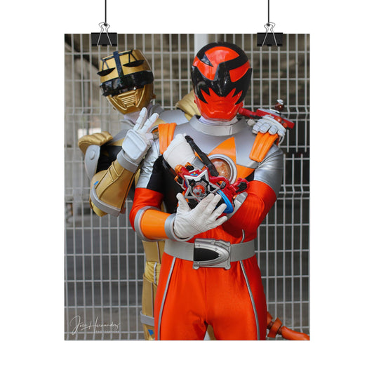 Kyuranger Duo Orange and Gold Cosplay Photo 1